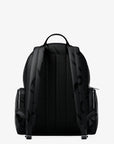 Prescott Large Printed Nylon Backpack (BLACK)