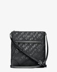 Prescott Small Logo Printed Nylon Crossbody Bag (BLACK)