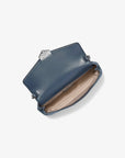 Soho Small Embellished Denim Convertible Crossbody Bag (WASHED DENIM)