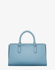Arden Medium Top-Zip Satchel (DENIM)