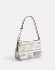 Nolita 19 With Newspaper Print (Silver/Chalk)