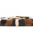 FNDI Fur Leather Baguette Large 2WAY Bag Animal Pattern 8BR771