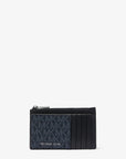 Cooper Slim Signature Logo Zip Wallet (ADMRL/PLBLUE)