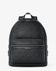 Cooper Medium Logo Debossed Dome Backpack (BLACK)