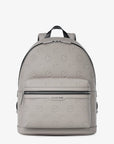 Cooper Medium Logo Debossed Dome Backpack (PEARL GREY)