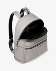 Cooper Medium Logo Debossed Dome Backpack (PEARL GREY)