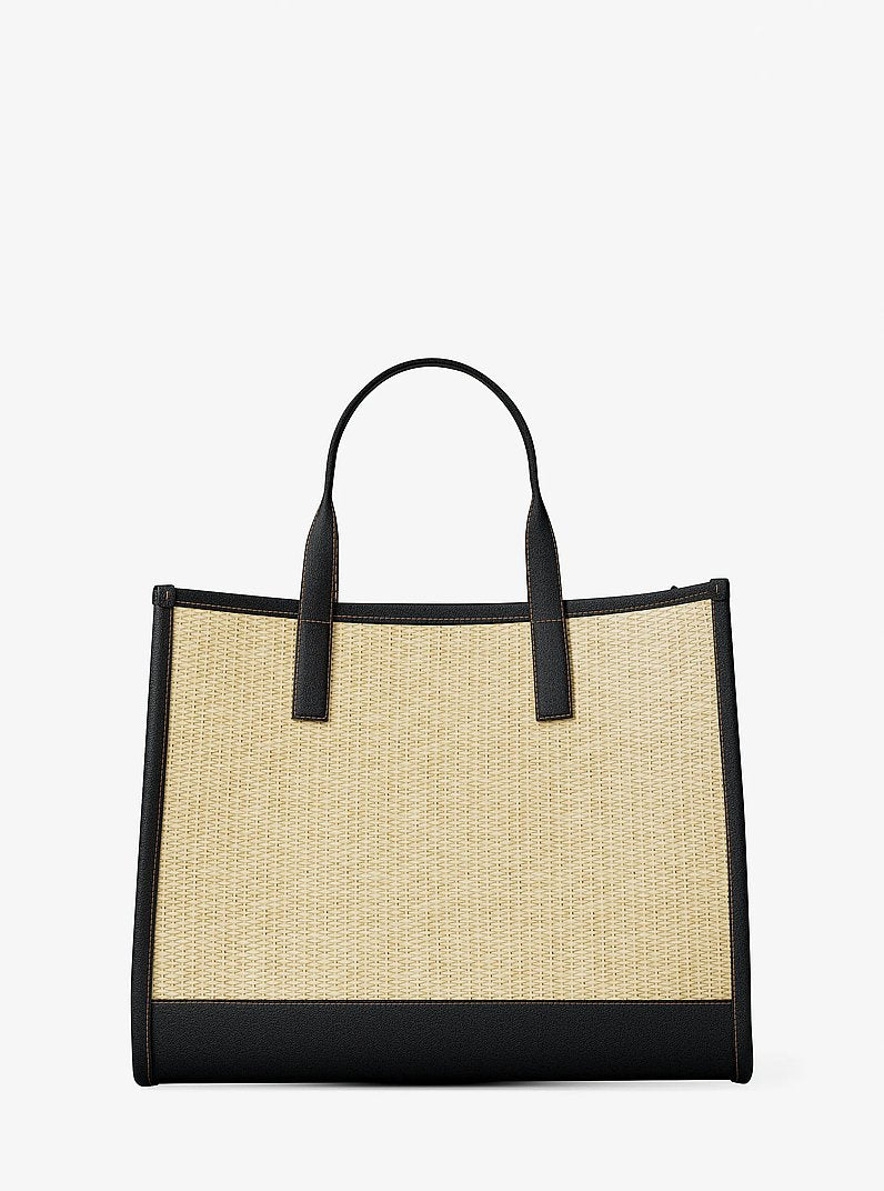 Cooper Medium Hand-Crocheted Tote Bag (NATURAL)