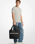 Cooper Medium Denim Tote Bag (BLACK WASH)