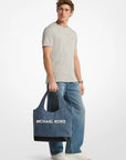 Cooper Medium Denim Tote Bag (DK VT BLUWSH)