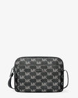 Cooper Logo Jacquard Denim Flight Bag (BLACK WASH)