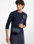 Cooper Signature Logo Camera Crossbody Bag With Pouch (ADMRL/PLBLUE)