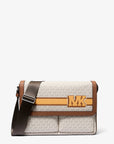 Pacey Embellished Signature Logo Messenger Bag (VANILLA COMBO)