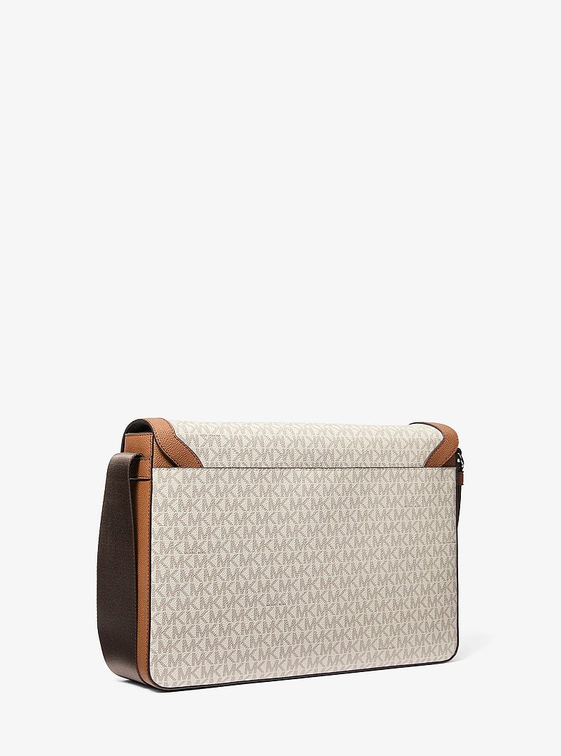 Pacey Embellished Signature Logo Messenger Bag (VANILLA COMBO)