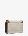 Pacey Embellished Signature Logo Messenger Bag (VANILLA COMBO)