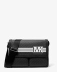Pacey Embellished Signature Logo Messenger Bag (BLACK COMBO)