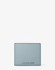 Hudson Pebbled Leather Billfold Wallet (CHAMBRAY)