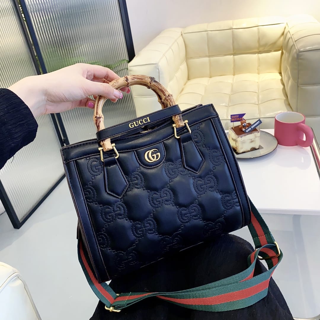 GCCI Diana Handbag Bamboo Handle Tote