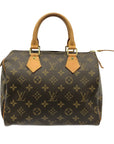 Brown LV Monogram Speedy 25 Boston Bag
