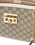 (WMNS) GCCI Padlock Middle-Sized BackBag White/Brown -KHNKG-
