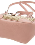 (WMNS) GCCI GG Printing Single-Shoulder Bag Brown/Pink -KYLG-