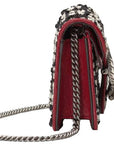 (WMNS) GCCI Dionysus Tiger Head Logo Chain Shoulder Messenger Bag Mini Black / Red -HSAN-