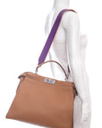 FNDI Brown Peekaboo  Handbag
