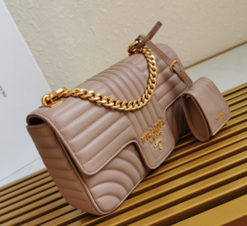 PRD Diagramme Medium Leather Bag Magnolia