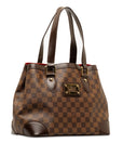 Brown LV Damier Ebene Hampstead PM Tote Bag
