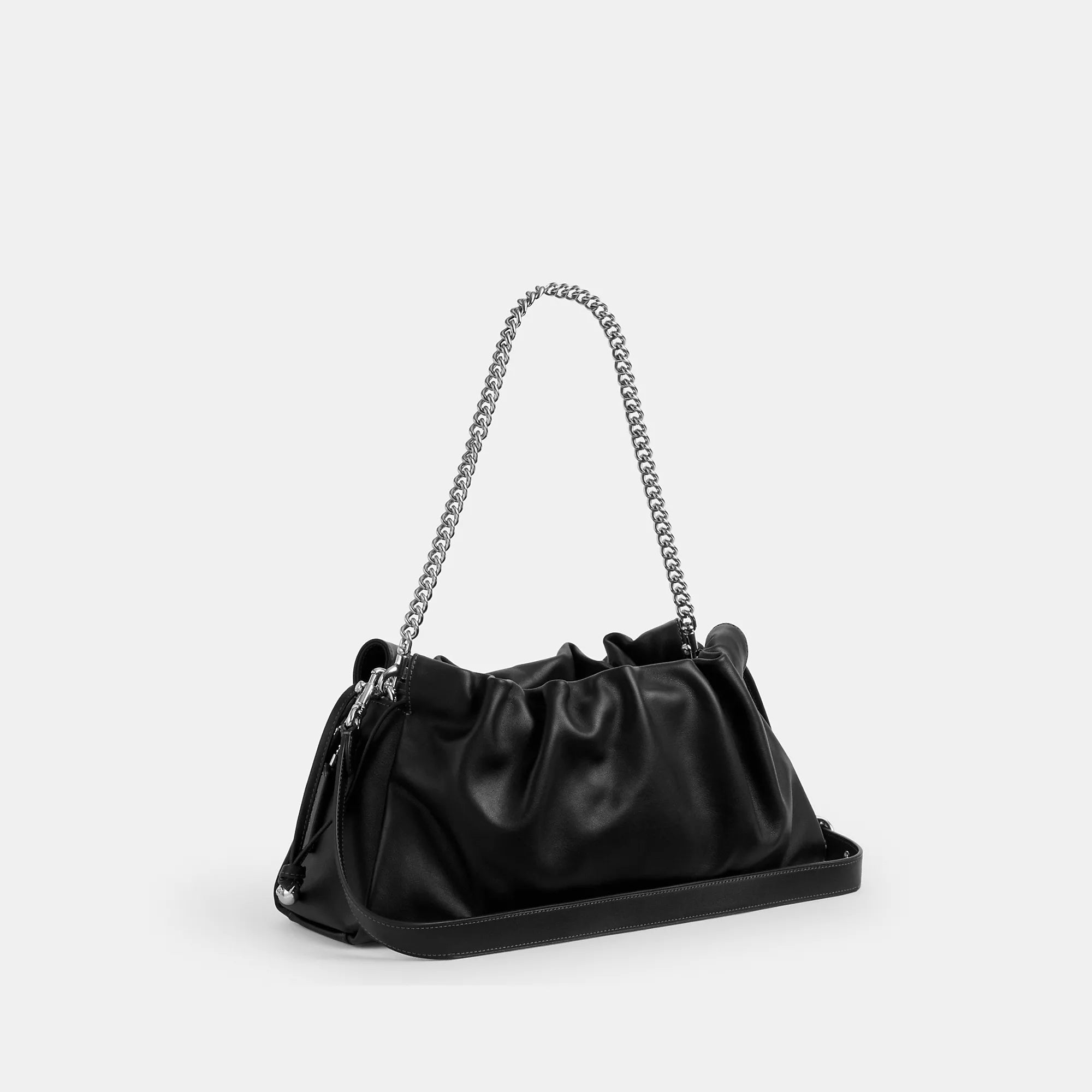Faye Large Shoulder Bag (Silver)