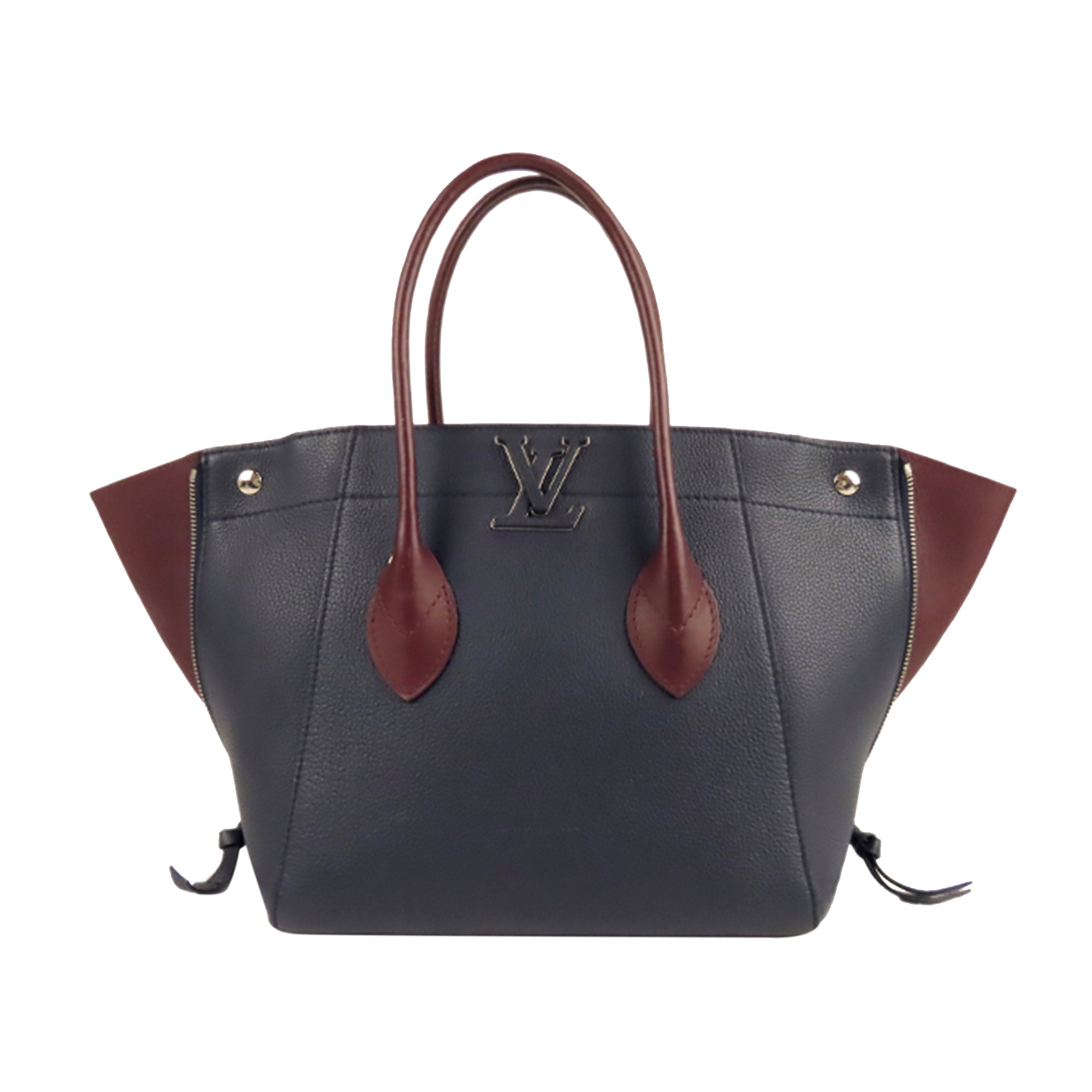 Blue LV LV Freedom Satchel