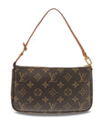 Brown LV Monogram Pochette Accessoires Shoulder Bag
