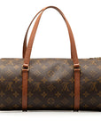 Brown LV Monogram Papillon 30 HandBag