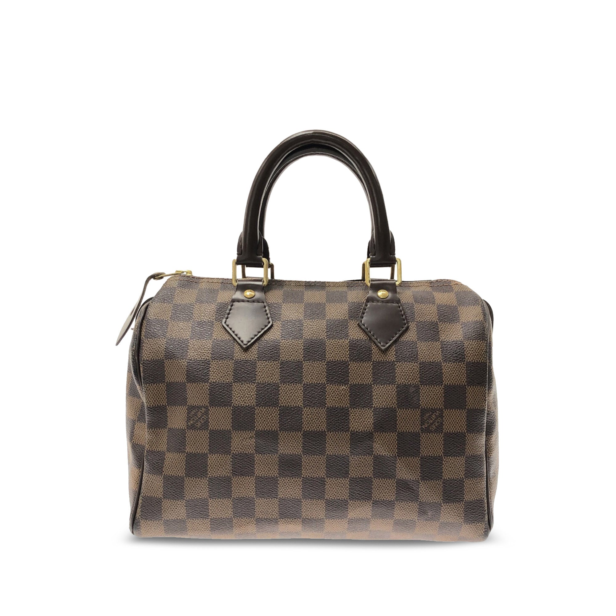 Brown LV Damier Ebene Speedy 25 Boston Bag