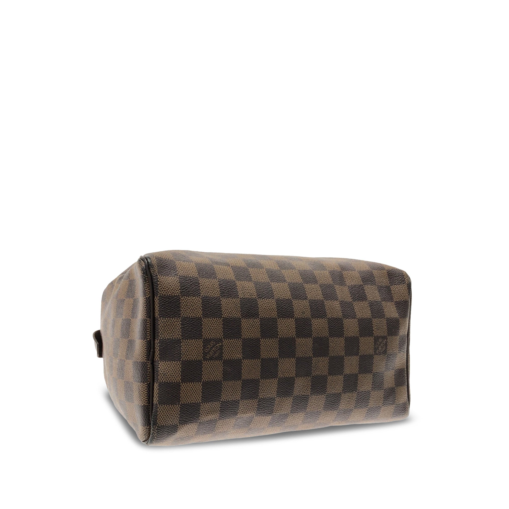 Brown LV Damier Ebene Speedy 25 Boston Bag