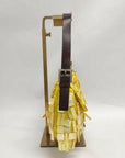 FNDI Baguette Yellow Silk With Mother Of Pearl Sequins Extremely Rare