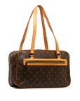 Brown LV Monogram Cite MM Shoulder Bag