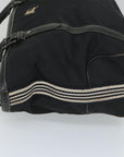 BBERRY Blue Label Tote Bag Nylon Black Auth