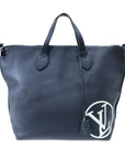 Blue LV Taurillon East Side Tote GM Satchel