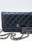 CHNL Classic Wallet on Chain Caviar Black GHW 29 Holo
