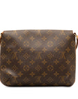 Brown LV Monogram Musette Tango Short Strap Shoulder Bag