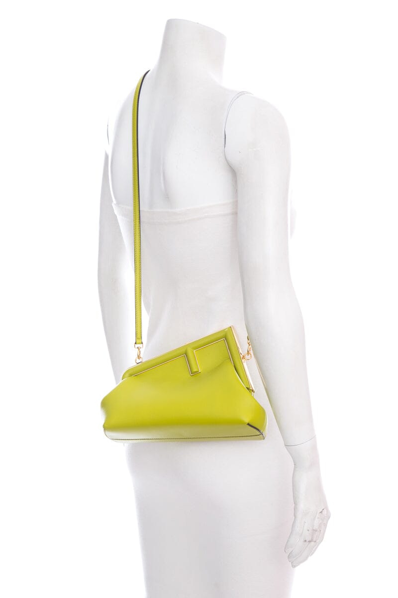 FNDI Lime First Midi Handbag (Small)