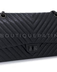 CHNL So Black Reissue 226 Medium Double Flap Bag