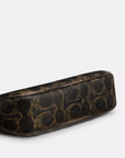 Nolita 19 In Loved Signature Canvas With Charms (Gold/Brown)