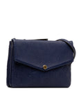Blue LV Monogram Empreinte Twice Crossbody Bag