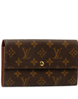 Brown LV Monogram Sarah Long Wallet