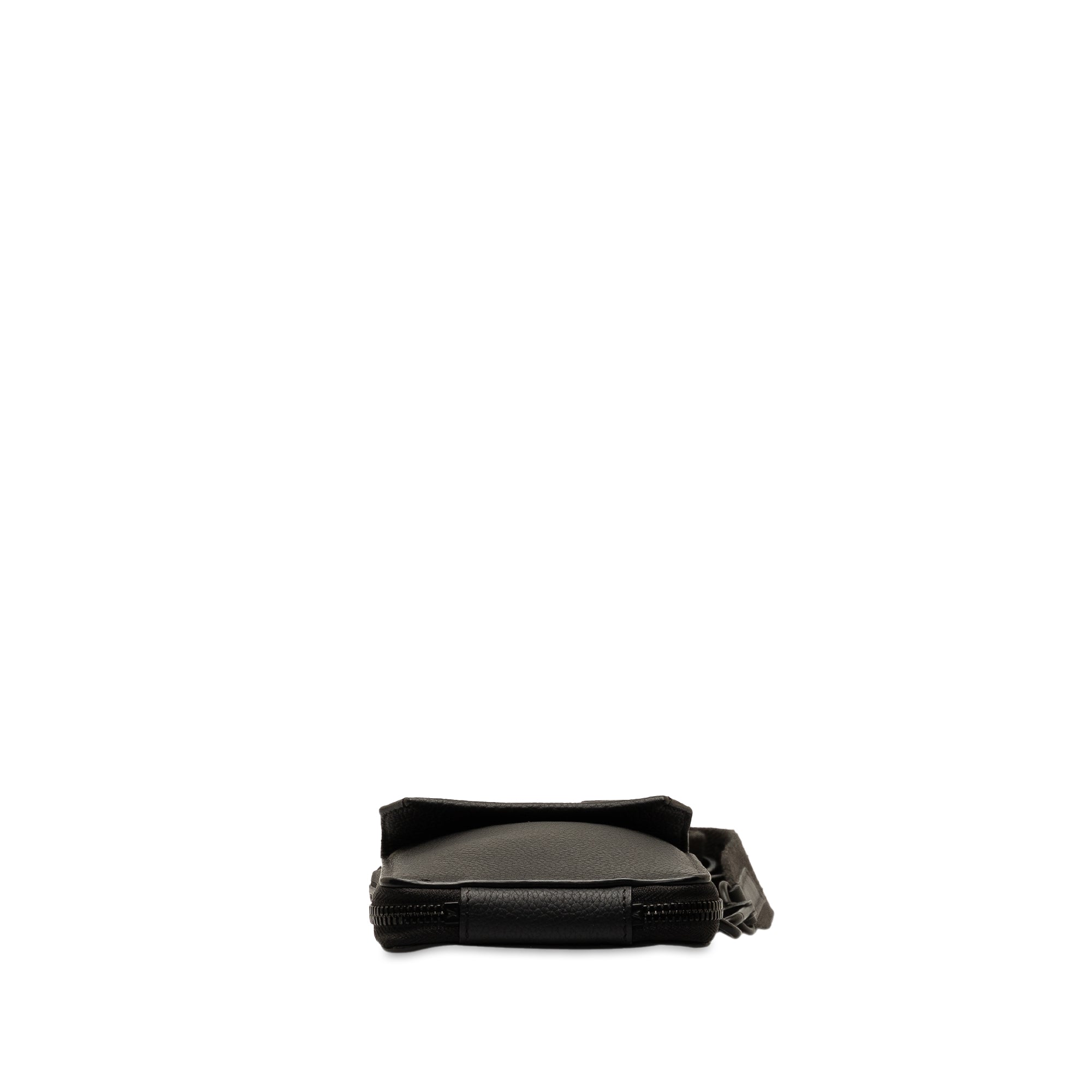 Black LV Aerogram Phone Pouch Crossbody Bag