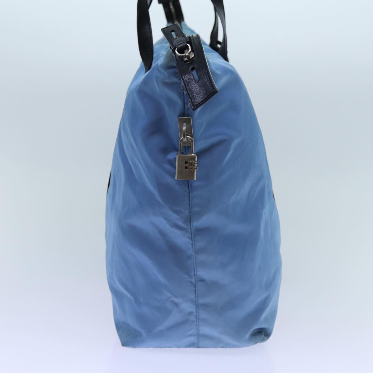 PRD Boston Bag Nylon Light Blue Black Auth