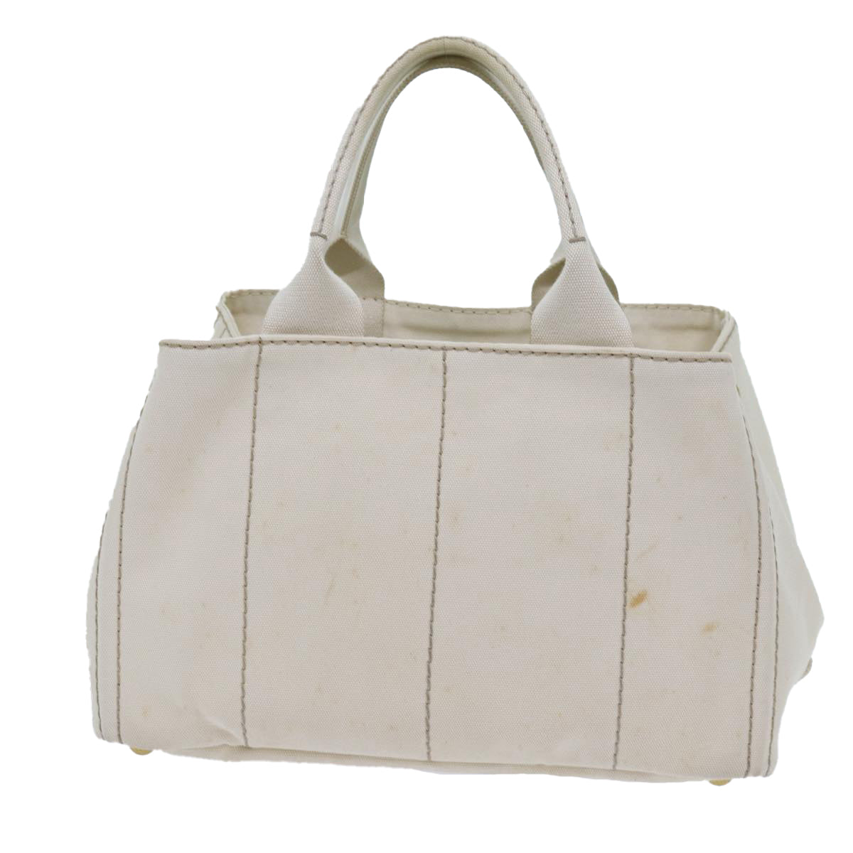 PRD Canapa MM Hand Bag Canvas White Auth
