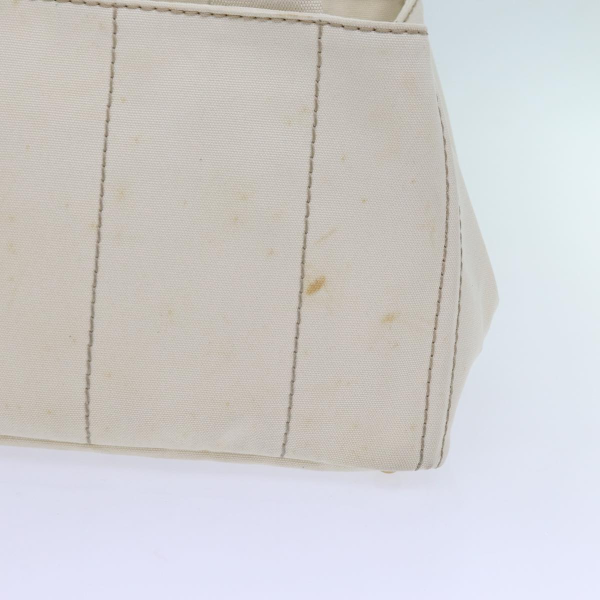 PRD Canapa MM Hand Bag Canvas White Auth