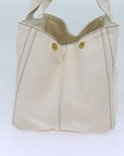 PRD Canapa MM Hand Bag Canvas White Auth